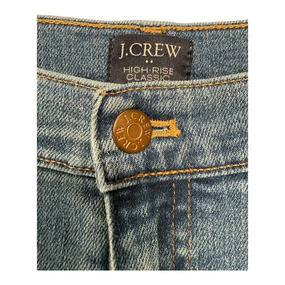 J. Crew ** High Rise Classic Vintage Jeans in Medium Charter Blue Wash Size 31 - Picture 7 of 14